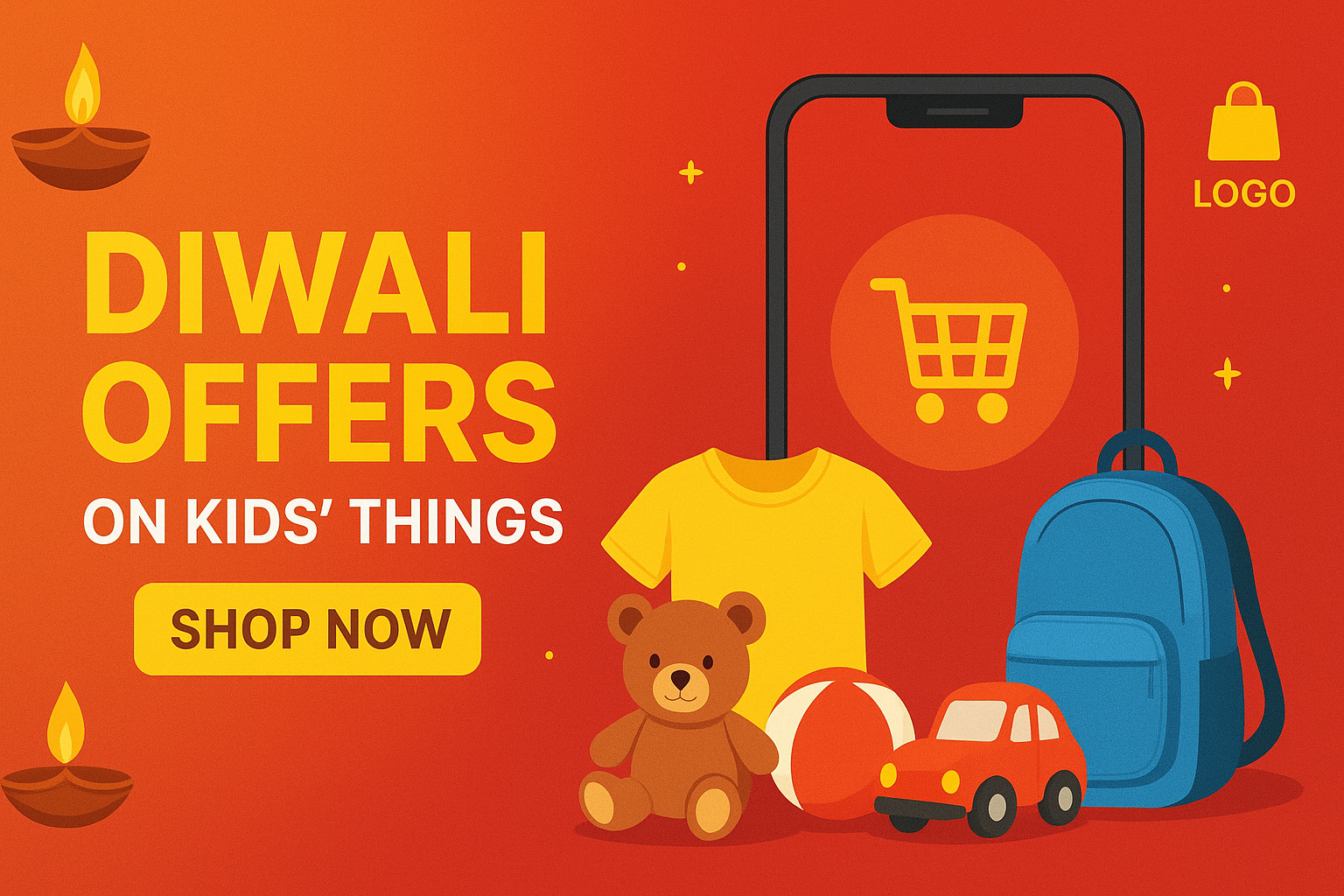 Diwali shopping offers for kids at DMart, best deals on festival kids wear, toys, and stationery
